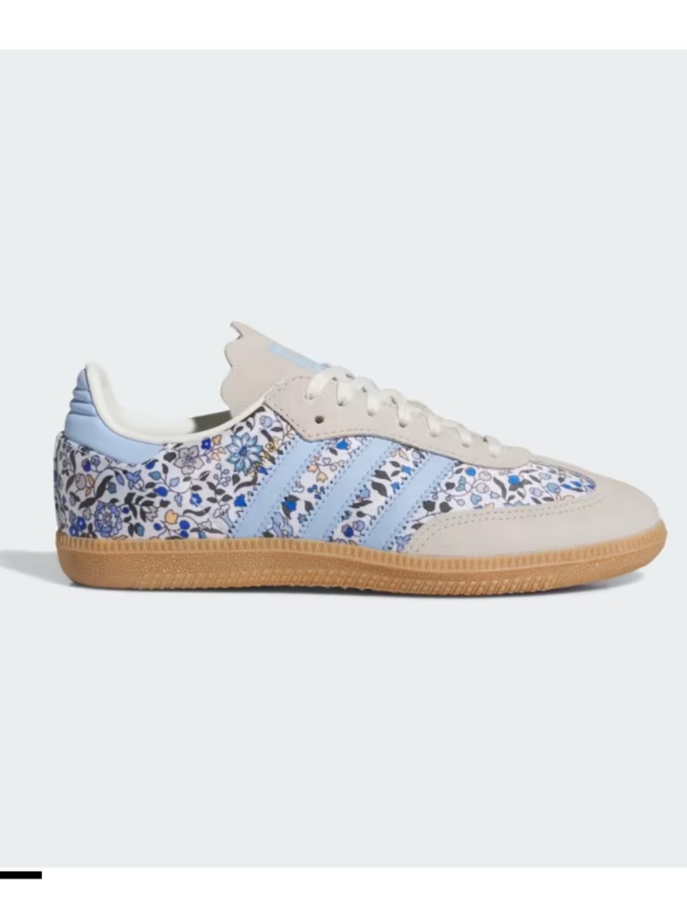 Sold out adidas Kids Samba OG x Liberty London — Cream & Light Blue Floral